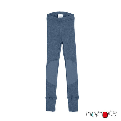 MANYMONTHS Leggings unisexe avec genouillères en laine - divers coloris