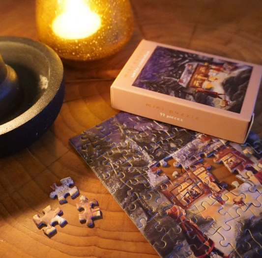 Mini Puzzle Winter Celebration - 99 pièces Illustratrice E. Bennink