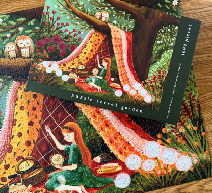 Puzzle Secret Garden - 1000 pièces Illustratrice E. Bennink