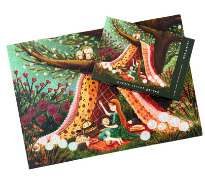 Puzzle Secret Garden - 1000 pièces Illustratrice E. Bennink