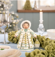 Reine d'hiver décoration en feutrine de laine - Sjaal met Verhaal
