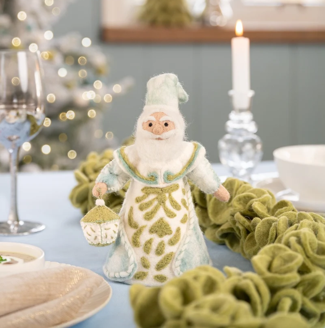 Roi d'hiver décoration en feutrine de laine - Sjaal met Verhaal