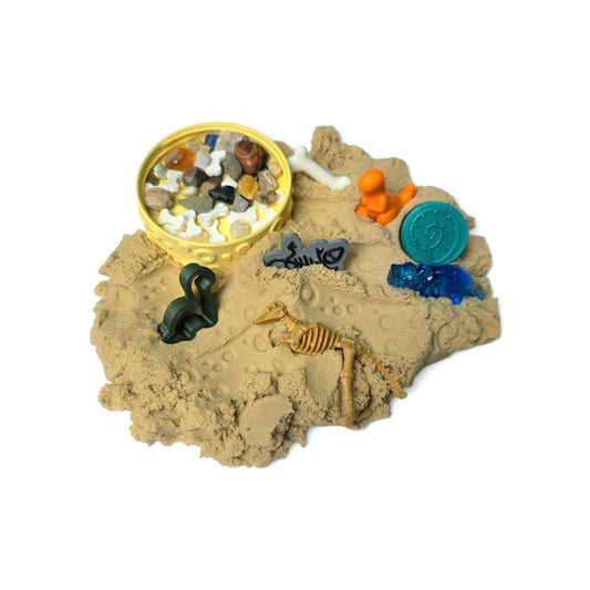 Sensoryfun Play & Create ArcheoFun - Lot complet de sable magique et accessoires