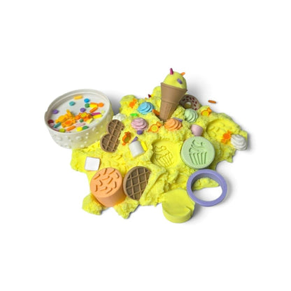 Sensoryfun Play & Create BakingFun - Lot complet de sable magique et accessoires