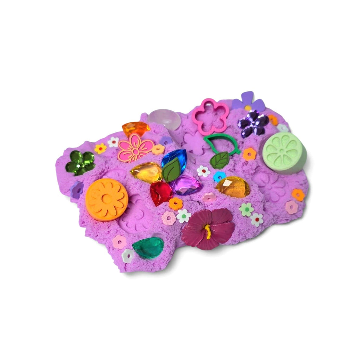 Sensoryfun Play & Create Flowerfun - Lot complet de sable magique et accessoires