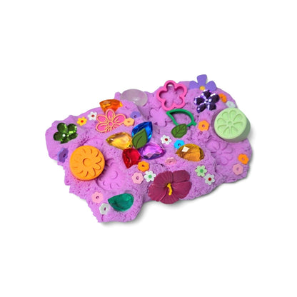 Sensoryfun Play & Create Flowerfun - Lot complet de sable magique et accessoires