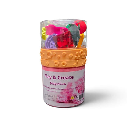 Sensoryfun Play & Create Magicfun -Lot complet de sable magique et accessoires