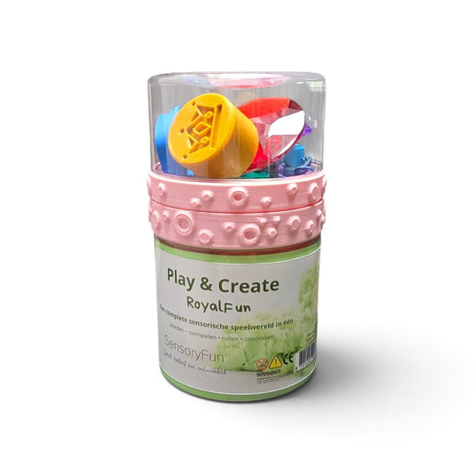 Sensoryfun Play & Create Royalfun - Lot complet de sable magique et accessoires