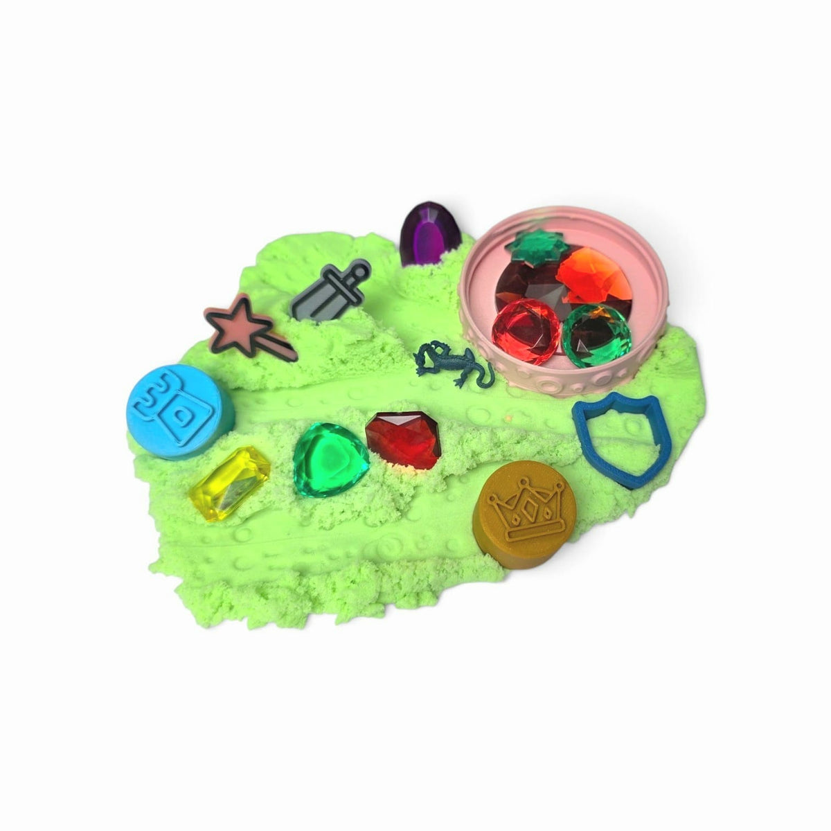 Sensoryfun Play & Create Royalfun - Lot complet de sable magique et accessoires