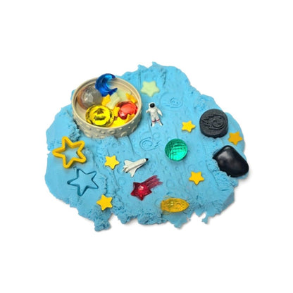 Sensoryfun Play & Create Spacefun - Lot complet de sable magique et accessoires