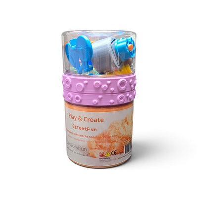 Sensoryfun Play & Create Streetfun - Lot complet de sable magique et accessoires
