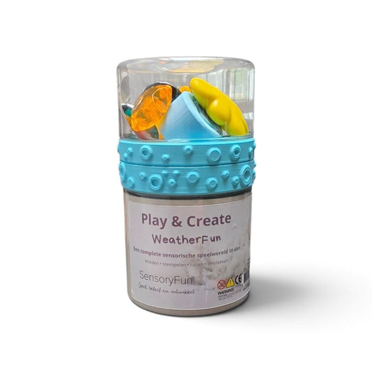 Sensoryfun Play & Create Weatherfun - Lot complet de sable magique et accessoires