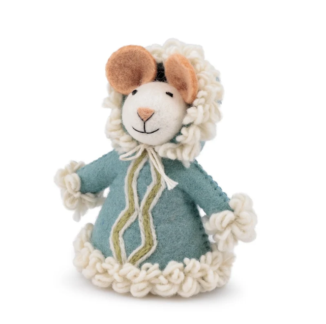 Souris d'hiver en feutrine de laine - Sjaal met Verhaal