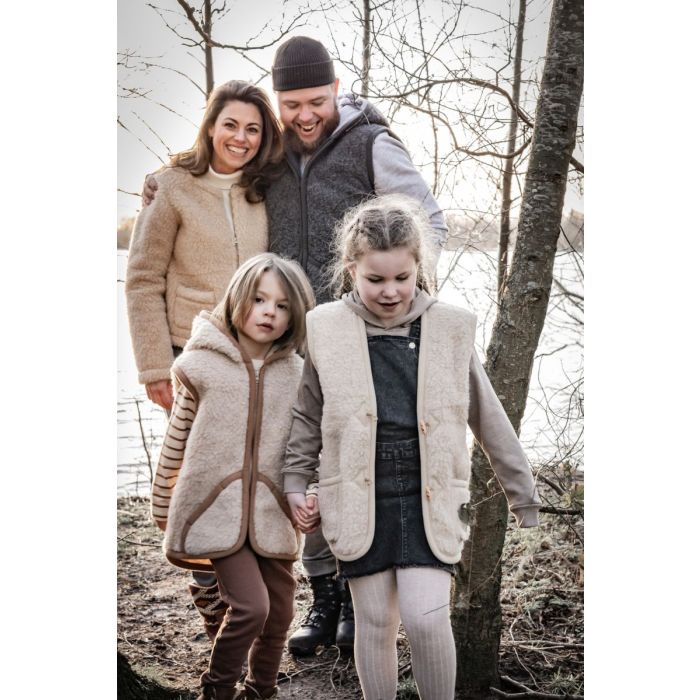 Alwero Gilet sans manche en laine Robby - Beige