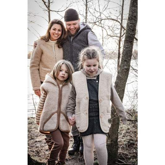 Alwero Gilet sans manche en laine Robby - Beige