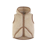 Alwero Gilet sans manche en laine Robby - Beige