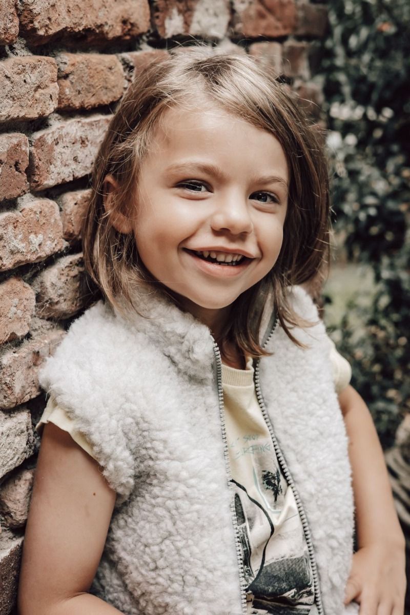 Alwero Gilet sans manche en laine Walker Junior - gris clair