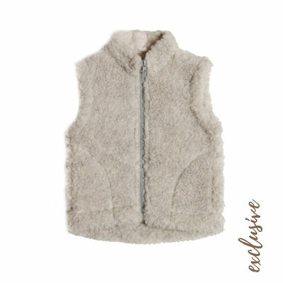 Alwero Gilet sans manche en laine Walker Junior - gris clair