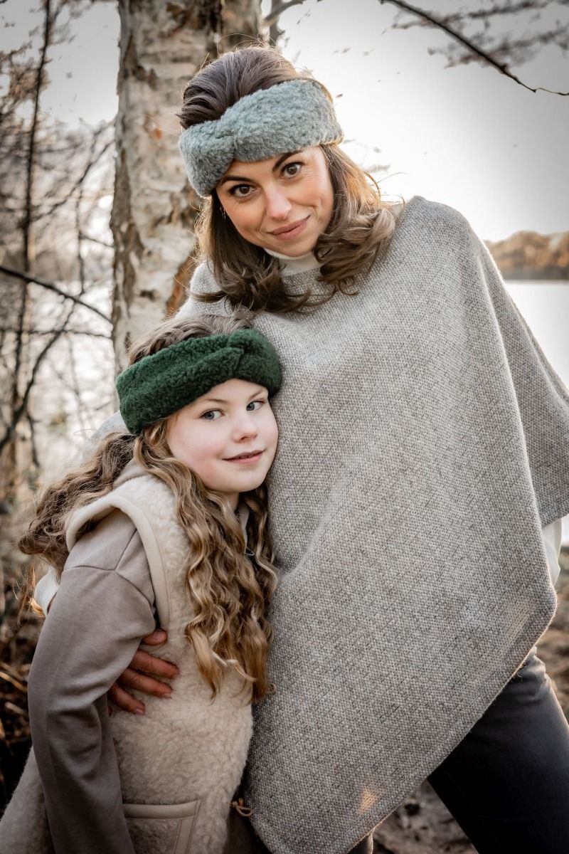 Alwero Poncho en laine Ana Buckle - Taille Unique - Divers coloris