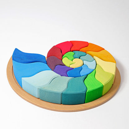 Puzzle en bois Ammonite Escargot GRIMMS