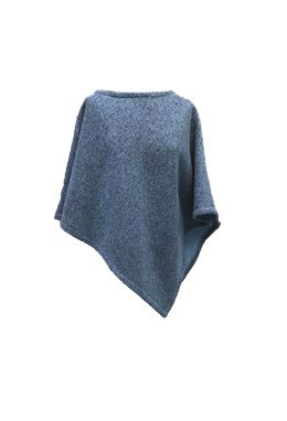 Alwero Poncho en laine Ana Buckle - Taille Unique - Divers coloris