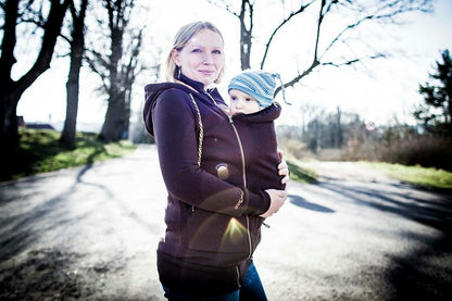 Angel Wings Hoodie de portage Marron