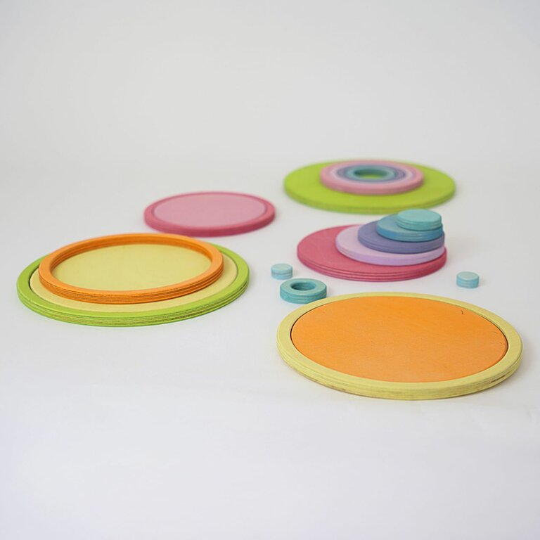 Cercles et anneaux concentriques Pastel GRIMM's