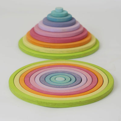 Cercles et anneaux concentriques Pastel GRIMM's