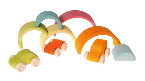 Moyen arc-en-ciel Pastel Grimm's