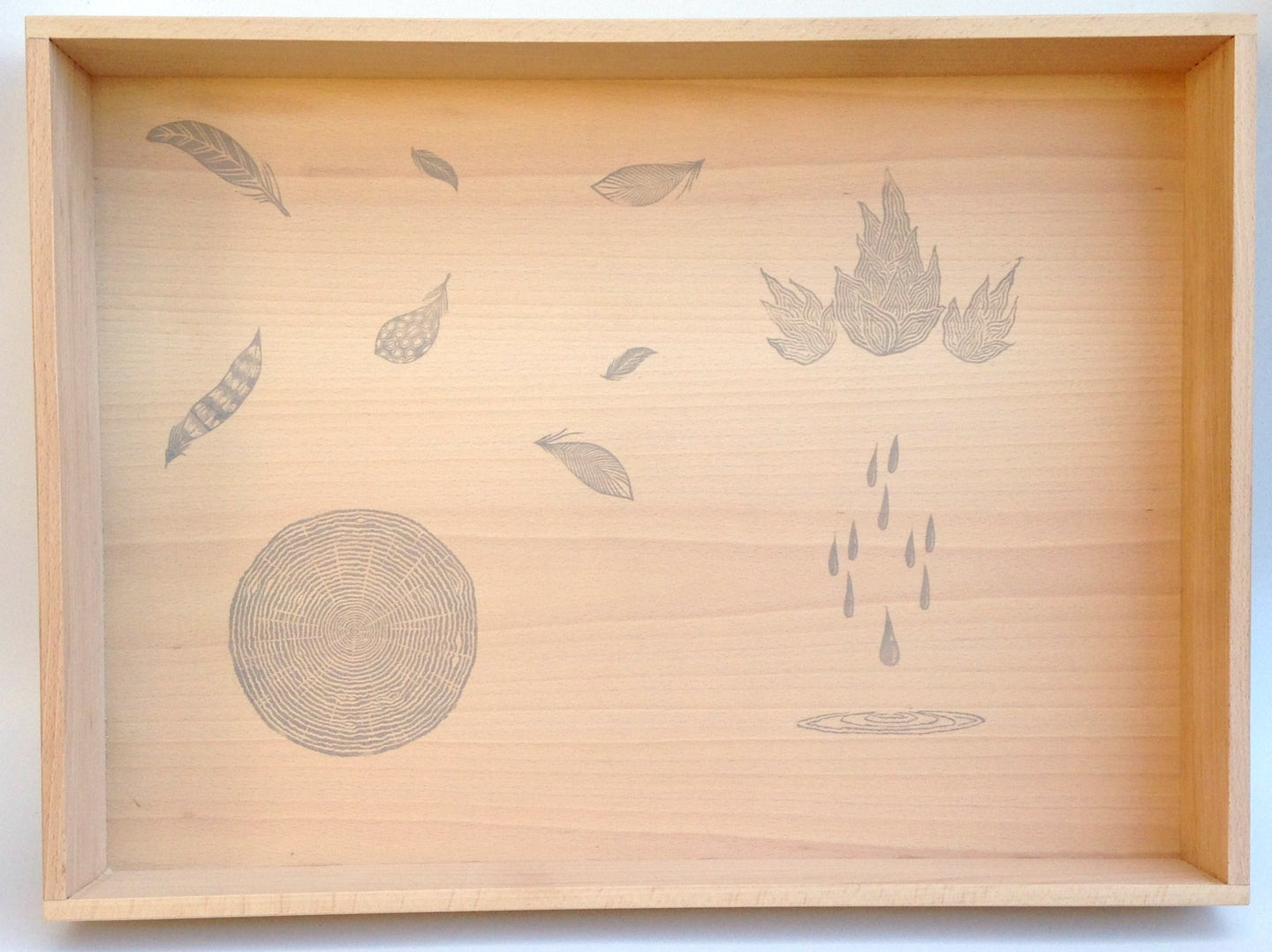 Plateau en bois jeu libre Grapat