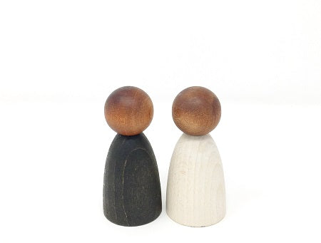 2 Nins Adulte - Bois foncé Grapat