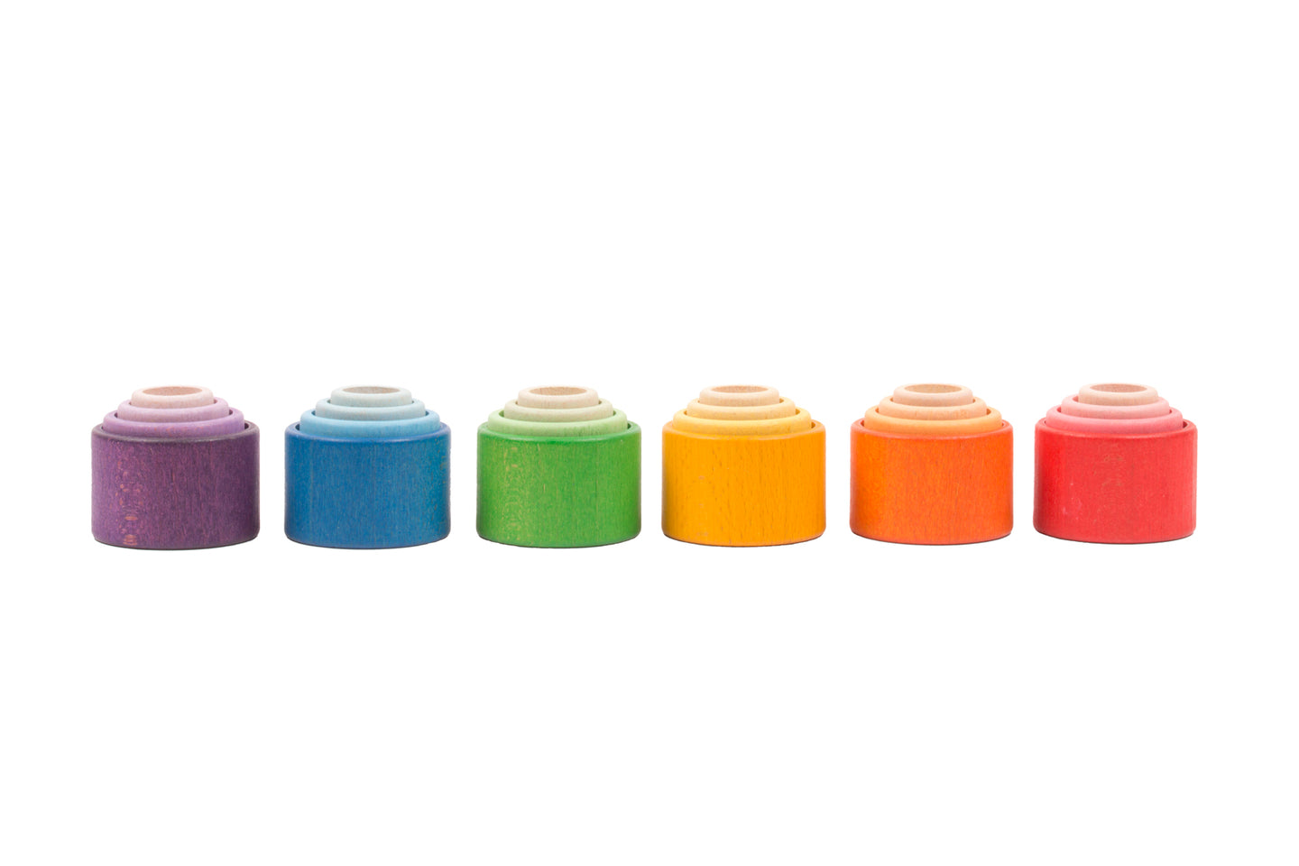 Lot de 24 bols multi-tailles Arc-en-ciel GRAPAT