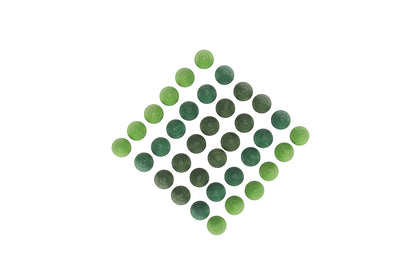Mandala arbres vert - Lot de 36 - GRAPAT