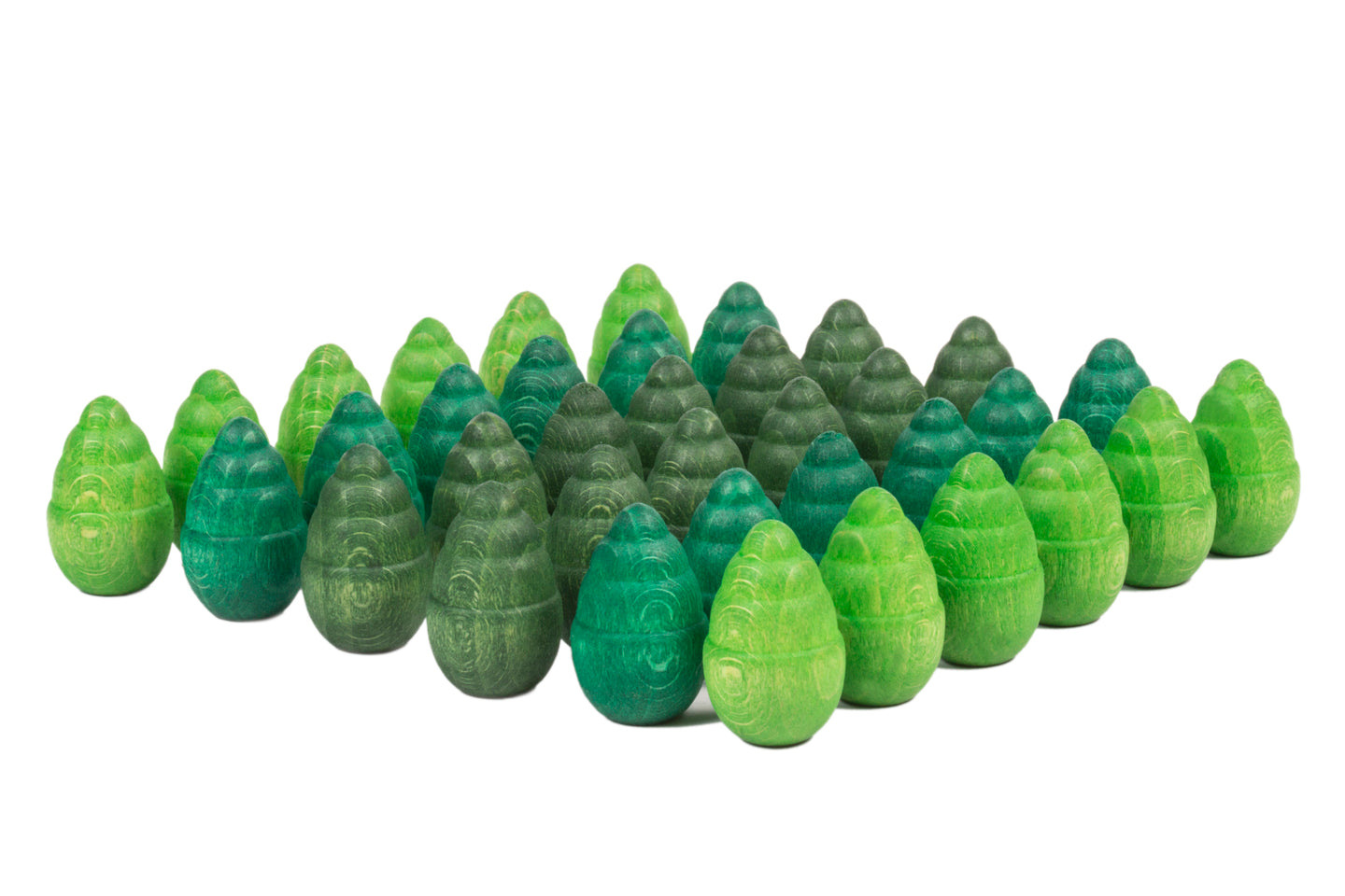 Mandala arbres vert - Lot de 36 - GRAPAT