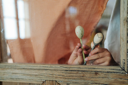 Twin-souls puppets Marionnettes en bois aux 2 visages Grapat