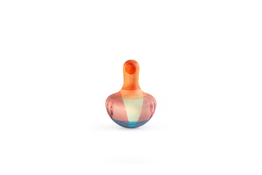 Mellow orange bird Culbutos en bois Grapat