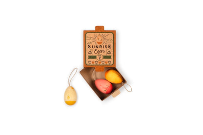 Grapat Sunrise Lot de 3 oeufs en bois