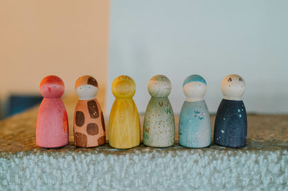Grapat Le Crew Animal - Lot de 6