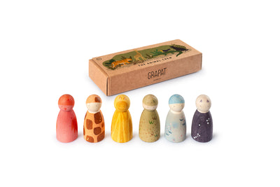 Grapat Le Crew Animal - Lot de 6