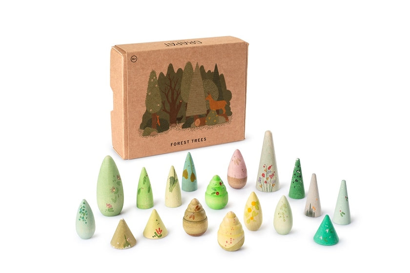 Grapat Forest Tree - Lot de 18