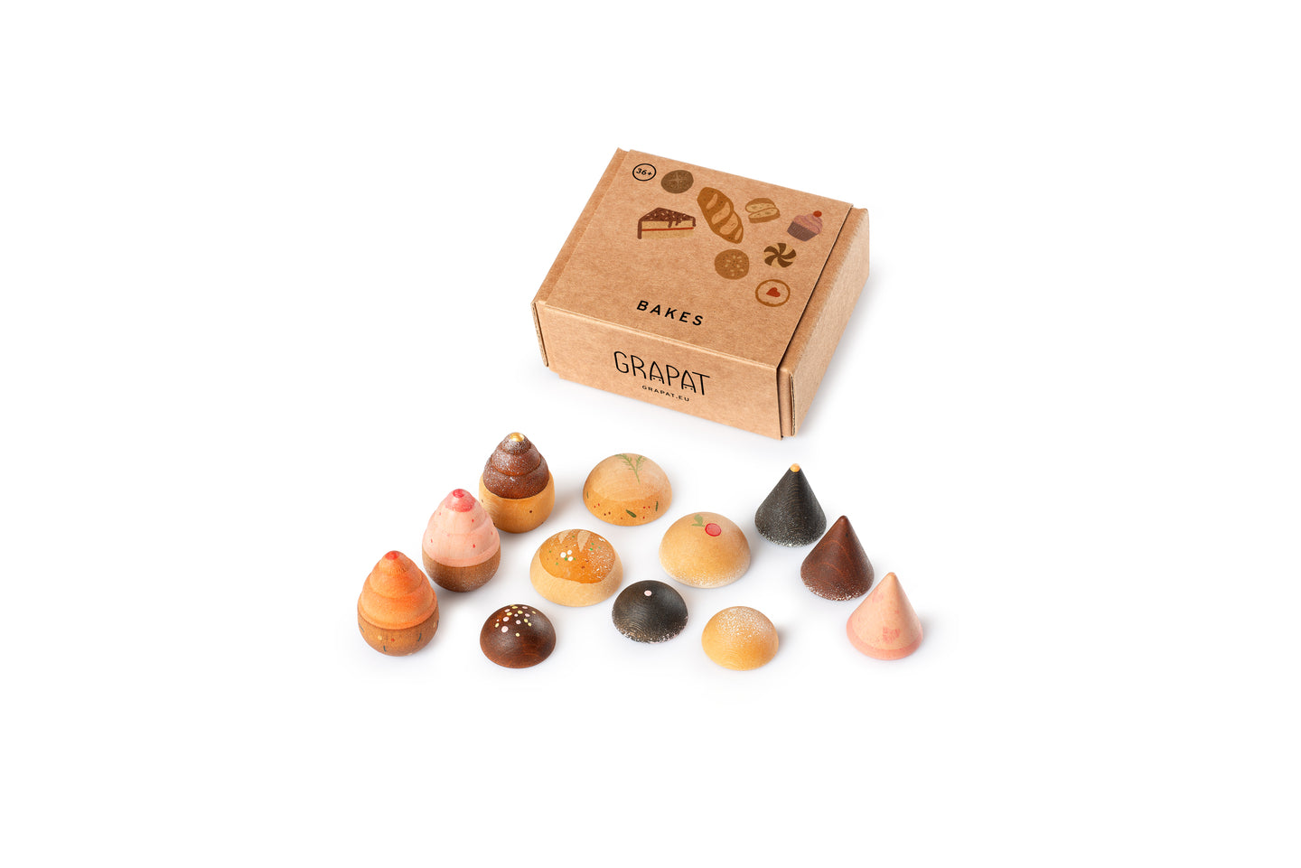 Grapat Bakes - Pains et Cookies - Lot de 12