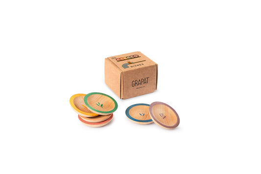 Grapat Dishes - Petits plats en bois - Lot de 6