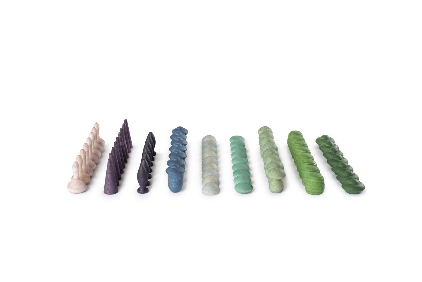 Grapat Mandala Mix couleurs froides - Lot de 81