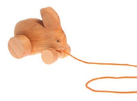 Jouet à tirer Lapin en bois naturel GRIMM's