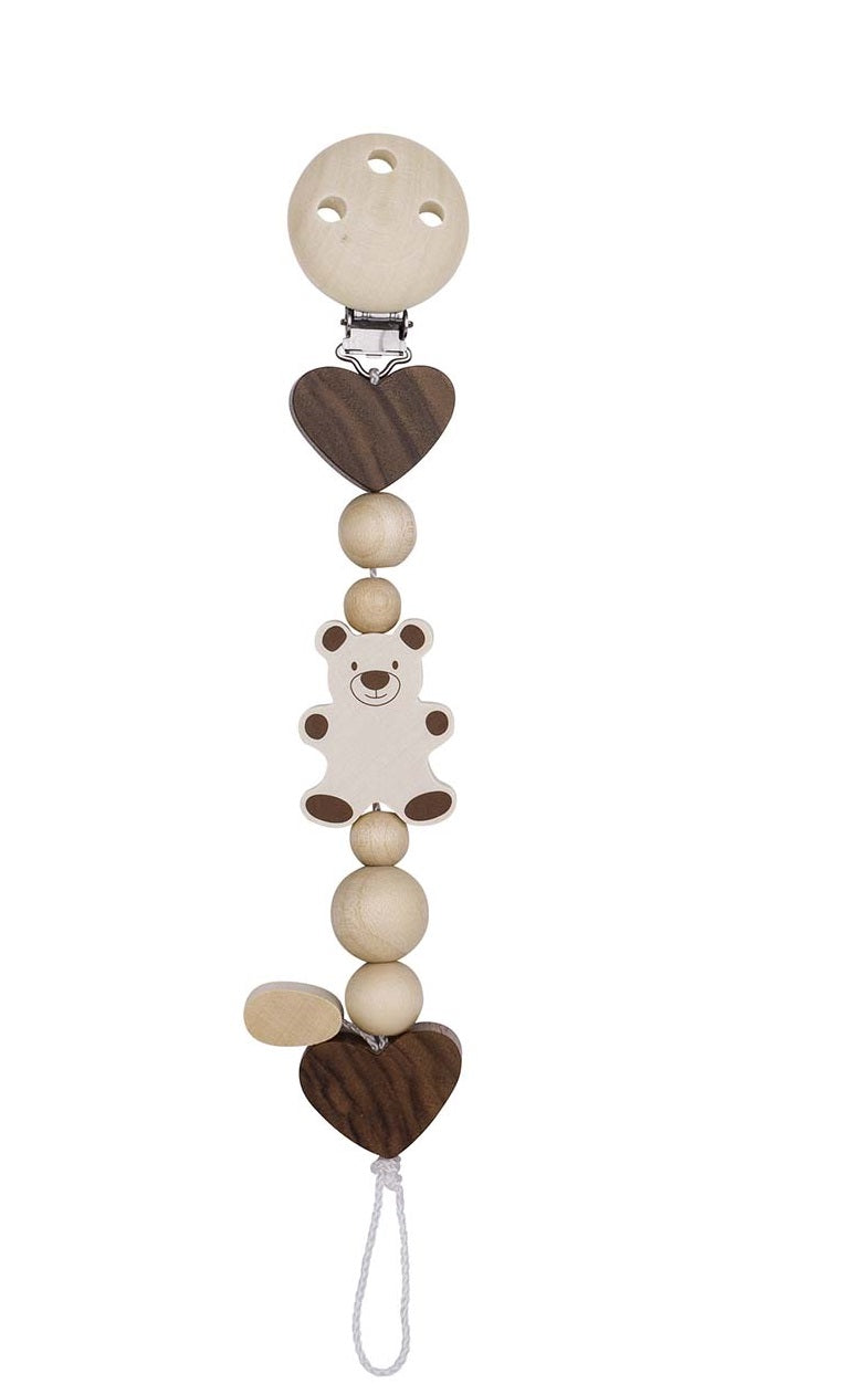 Attache tétine HEIMESS Nature Ours