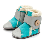 Liliputi Babyboots Snowflake turquoise