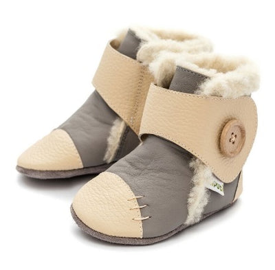 Liliputi Babyboots Snowflake Grey