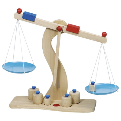 Balance à l'ancienne en bois GOKI