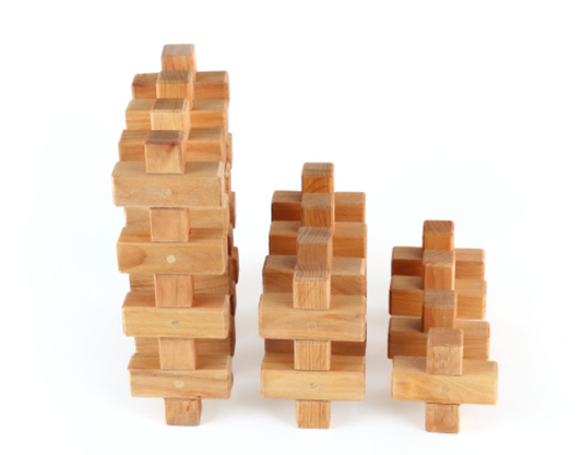 Bauspiel Blocs de construction Plus - 12 pièces