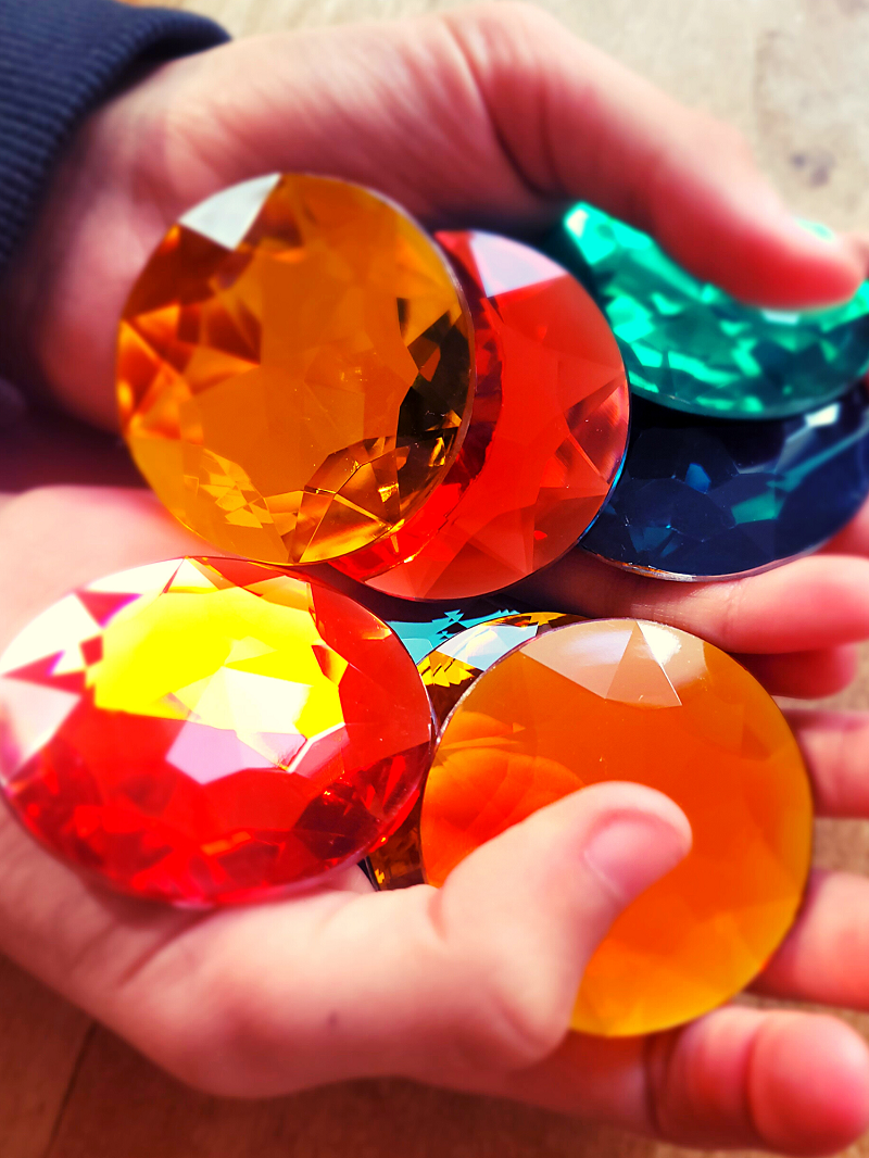 Bauspiel Pierres brillantes Géants 25 pièces